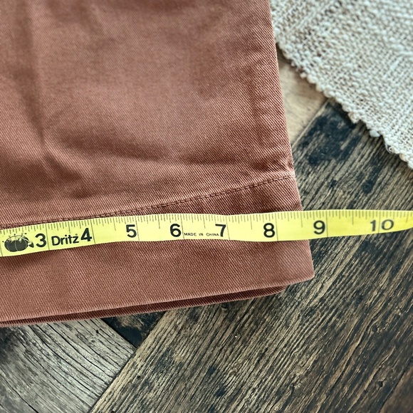 🏵️NWT - QUINCE ORGANIC STRETCH COTTON TWILL WIDE-LED CROP PANTS🏵️ - Picture 13 of 15